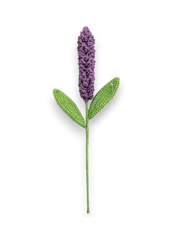 Happy Threads Happy Threads|Lovely Lavenders,(Eco-Friendly Handcrafted Single Stem Crocheted Flowers - Child-Safe, Lead-Free, Sustainable Decor & Gift Solution (Violet)  - Image 1