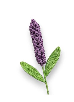 Happy Threads Happy Threads|Lovely Lavenders,(Eco-Friendly Handcrafted Single Stem Crocheted Flowers - Child-Safe, Lead-Free, Sustainable Decor & Gift Solution (Violet)  - Image 2
