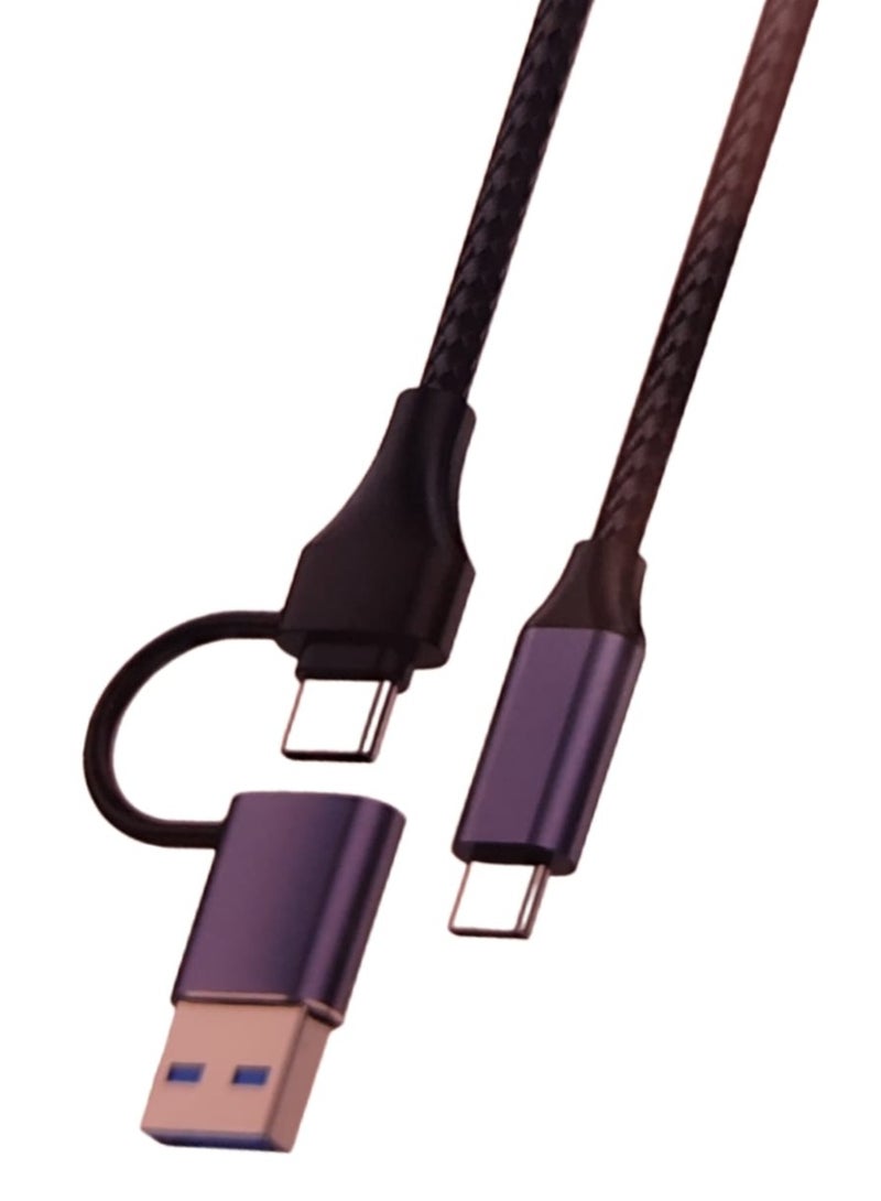 Haing حاوية SSD مزدوجة البروتوكول من الألمنيوم M.2، USB 3.1 نوع-C إلى NVMe و NGFF SATA، 10Gbps حالة خارجية عالية السرعة - Image 2