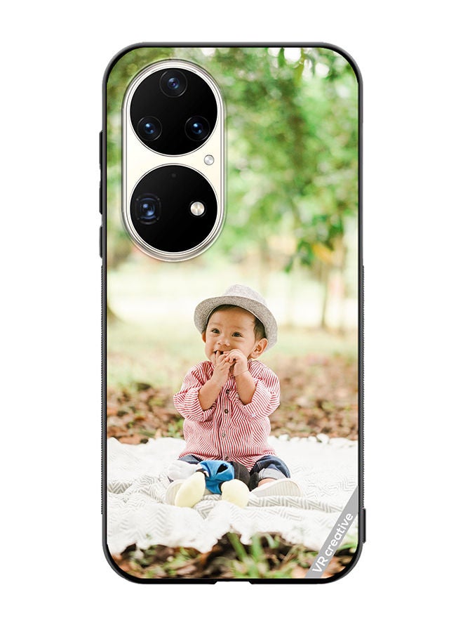 VR CREATIVE Protective Case Cover For Huawei P50 Pro Smiley Baby Design Multicolour - Image 1