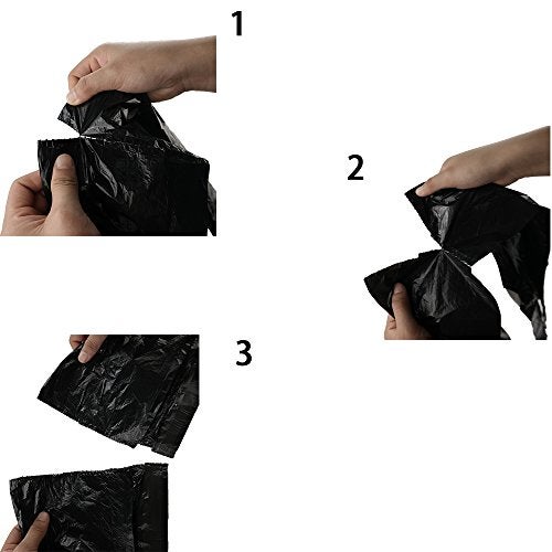 Nicesh 5 Gallon Office Trash Bags, Garbage Small 250 Counts, Black - Image 2
