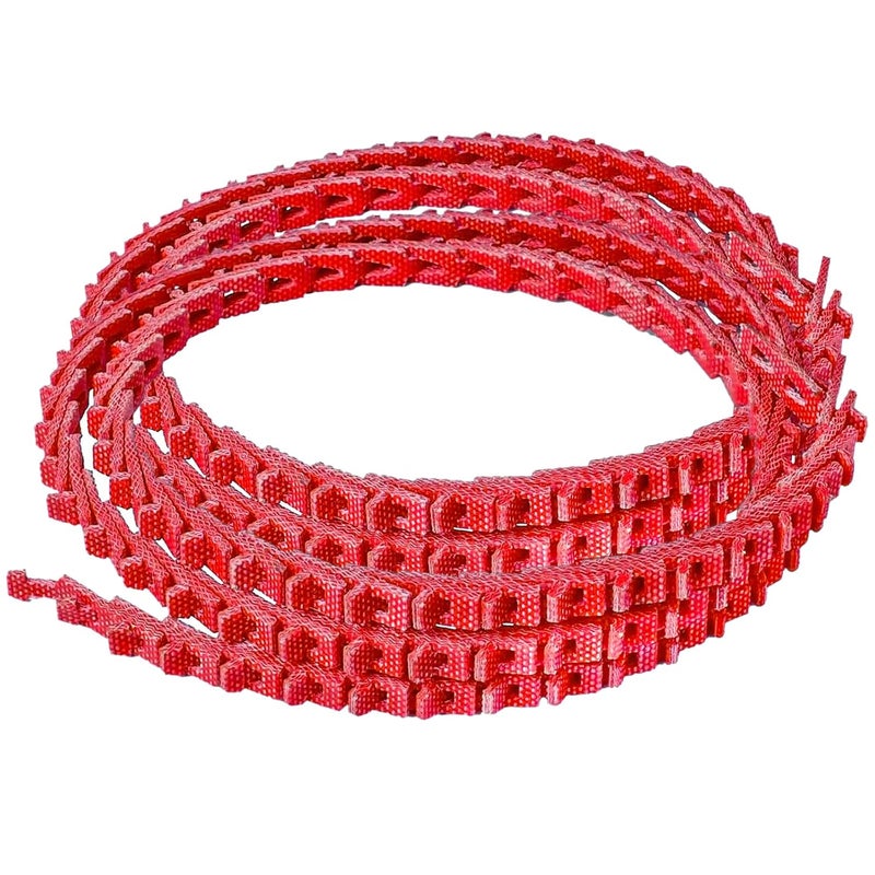 Ketofa 8FT Power Twist V-Belt 1/2-Inch x 8 Feet A Type, Adjustable Link V - Belt Type A Perfect for Lathes, Drill Press, Table Saws and Other Woodworking Tools (2PCS 4FT) - Image 1