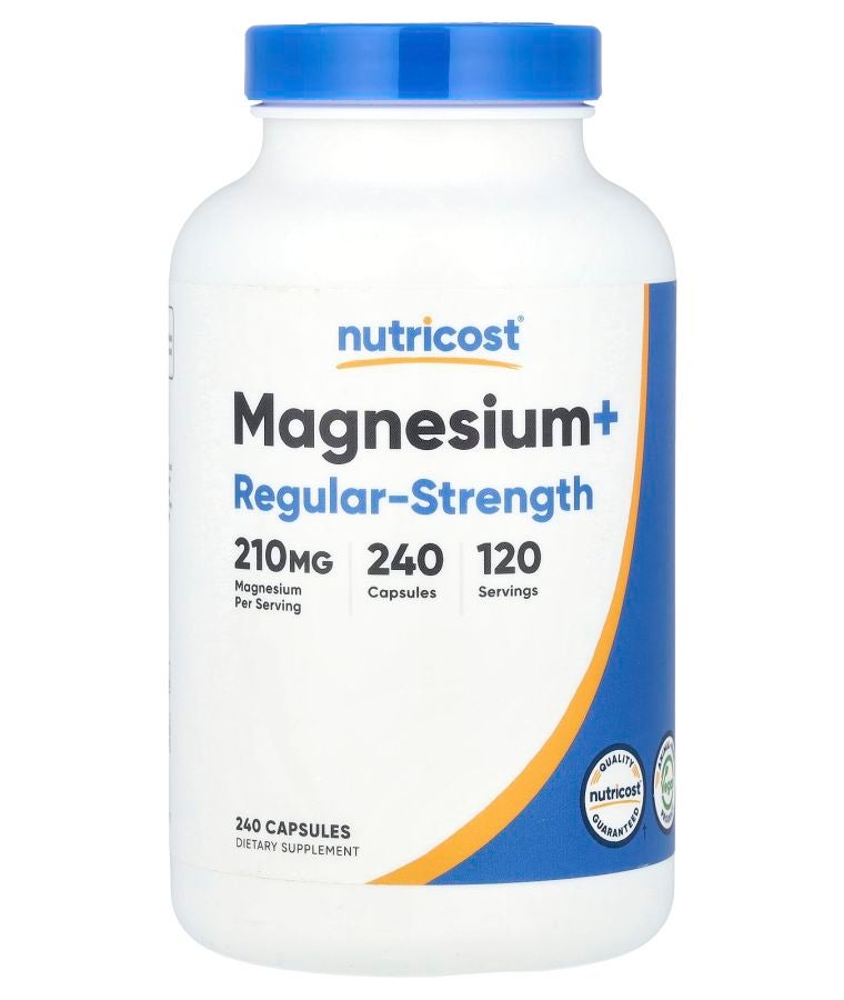 Magnesium+ Regular-Strength 240 Capsules (105 mg per Capsule)