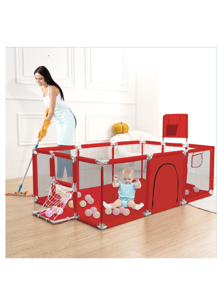 Generic Baby Playpen for Babies and Toddlers Baby Fence Baby Play Yards for Indoor & Outdoor 180 *120 * 60 cm code 2099  - Image 2