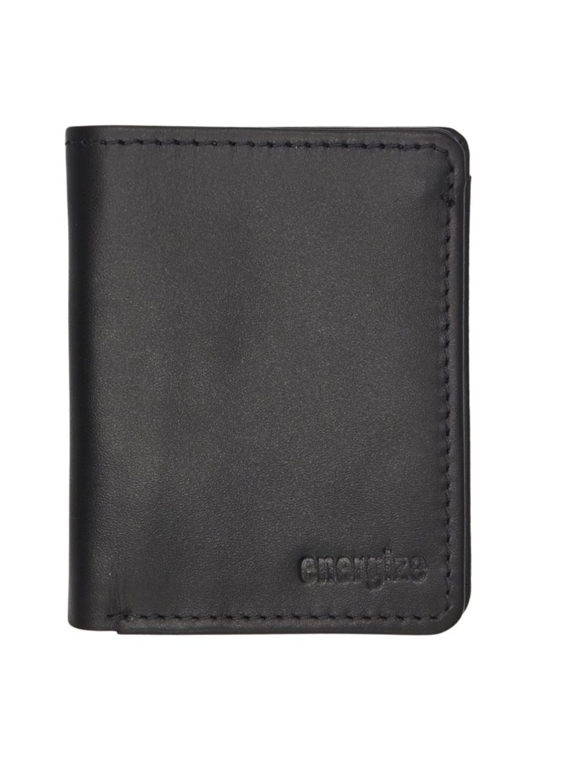 Energize Bi-Fold Genuine Leather Wallet for Men, Premium Leather Material with Versatile Compartment, Ideal for Traveling & Daily Use, Perfect Gift for Any Occasion  - Image 4