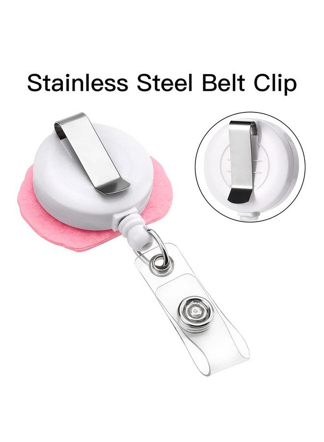 Soleebee Brain Badge Reel, Nurse Badge Holder Retractable Badge Holder With Belt Clip Cute Felt Id Badge Holder For Nurse Doctor Teachers Students - Image 5