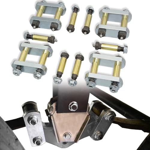 DIMEANI Heavy Duty Trailer Shackle Kit fit for CRE3000 Stock Equaflex 2.25" Shackles, Trailer Shackle Links for Leaf Springs Tandem Axle Truck/Trailers, Shackle Upgrade Kit UO12-016 - Image 1