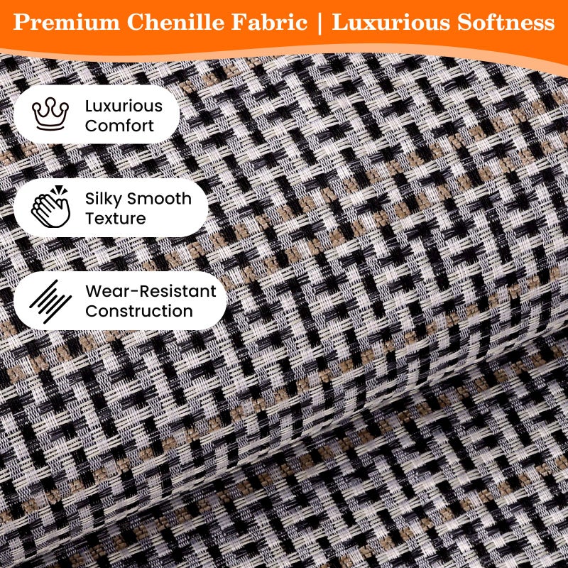 StepRite Kitchen Rugs, Kitchen Mats for Floor, 70"x20" Non-Slip Machine-Washable Kitchen Throw Rug, Absorbent Runner Rugs Office, Sink Standing Desk Mat, Decor Carpet, Khaki - Image 3
