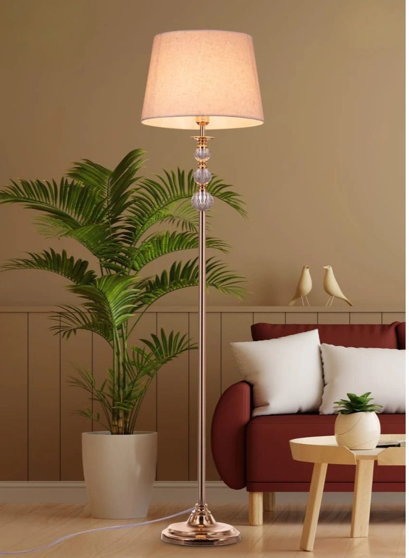 ICTC Floor lamp Golden color crystal 165 cm reliable modern design suitable for home or office