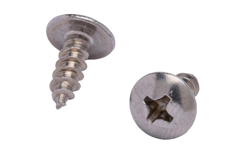 Bolt Dropper No. 6 x 1/2" Stainless Truss Head Phillips Wood Screw, (100 pc), 18-8 (304) Stainless Steel Sheet Metal Screws, Type A Point, Plain Finish by , ssd Screws - Image 1
