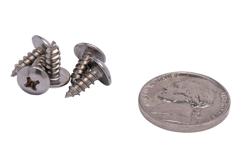 Bolt Dropper No. 6 x 1/2" Stainless Truss Head Phillips Wood Screw, (100 pc), 18-8 (304) Stainless Steel Sheet Metal Screws, Type A Point, Plain Finish by , ssd Screws - Image 3