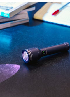 GEEPAS Waterproof LED Flashlight, USB Rechargeable | Aircraft Aluminium Alloy Body | 4hrs of Working | 3.7V 3000mAh Li-Ion Battery | 2000m Range | Indoor/Outdoor Use  - Image 2