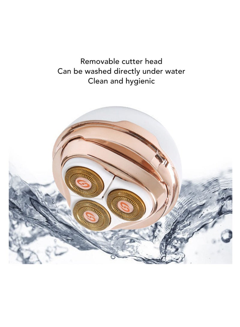 كابتن تيك Women's Electric Shaver, Rechargeable Body Hair Removal Trimmer with 3 Detachable Blades for Smooth Shaving on Arms and Legs - Ideal Lady Shaver for Effortless Grooming. - Image 5