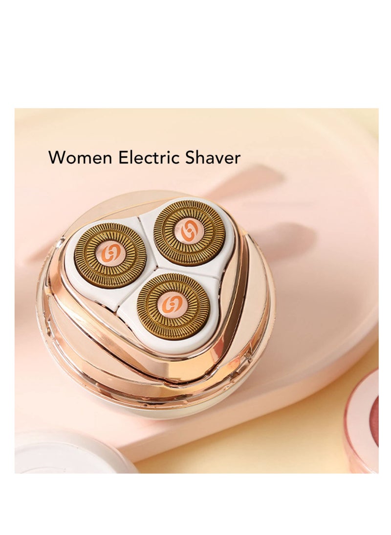 كابتن تيك Women's Electric Shaver, Rechargeable Body Hair Removal Trimmer with 3 Detachable Blades for Smooth Shaving on Arms and Legs - Ideal Lady Shaver for Effortless Grooming. - Image 3