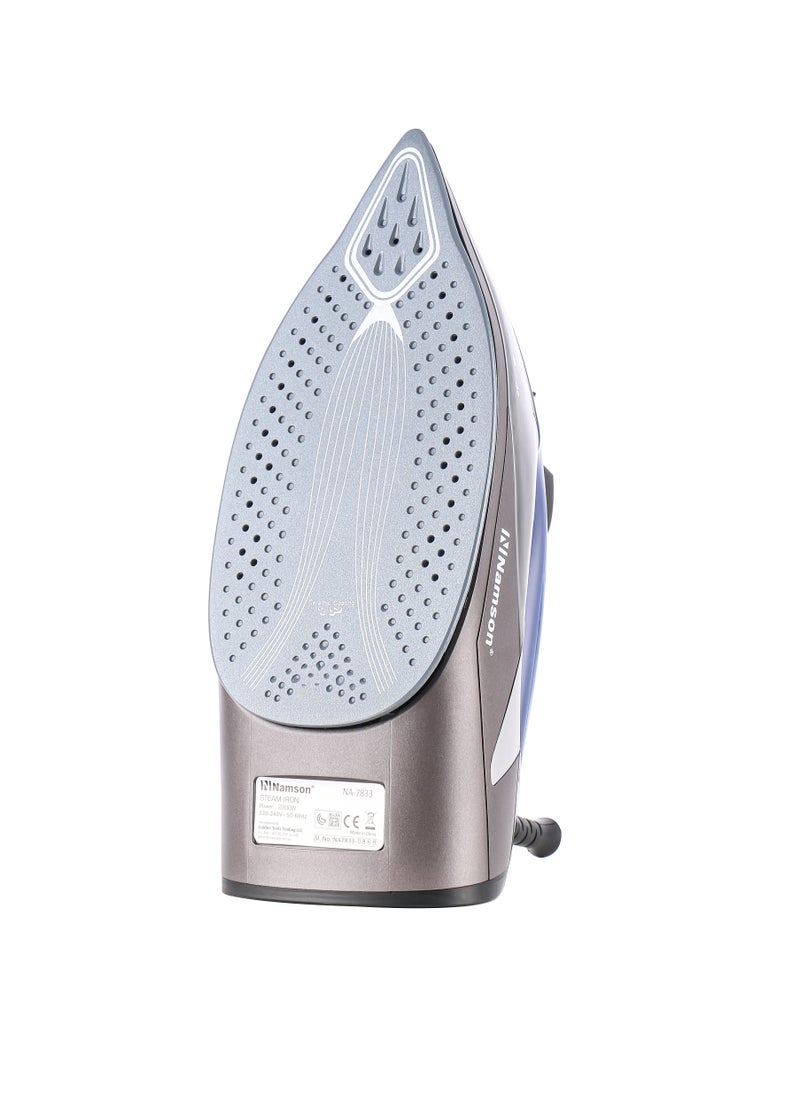 NAMSON - Namson Steam Iron Powerful Burst of Steam - Dry/Steam/Spray Functions, Adjustable Temperature Control, Ceramic Soleplate - 2200W - Image 1