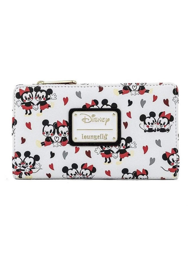 Loungefly Disney Mickey And Minnie Mouse Love Aop Faux Leather Wallet - Image 1