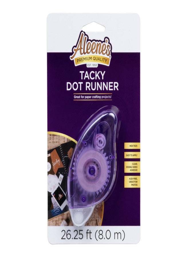 Aleene's Tacky Dot Runner, Clear Crafter's Tape, Easy Application, Premium Choice for Paper Crafts - Image 1