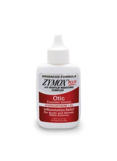 Zymox Advanced Formula Otic Plus Enzymatic Ear Solution For Dogs And Cats With 1% Hydrocortisone, 1.25Oz  - Image 1