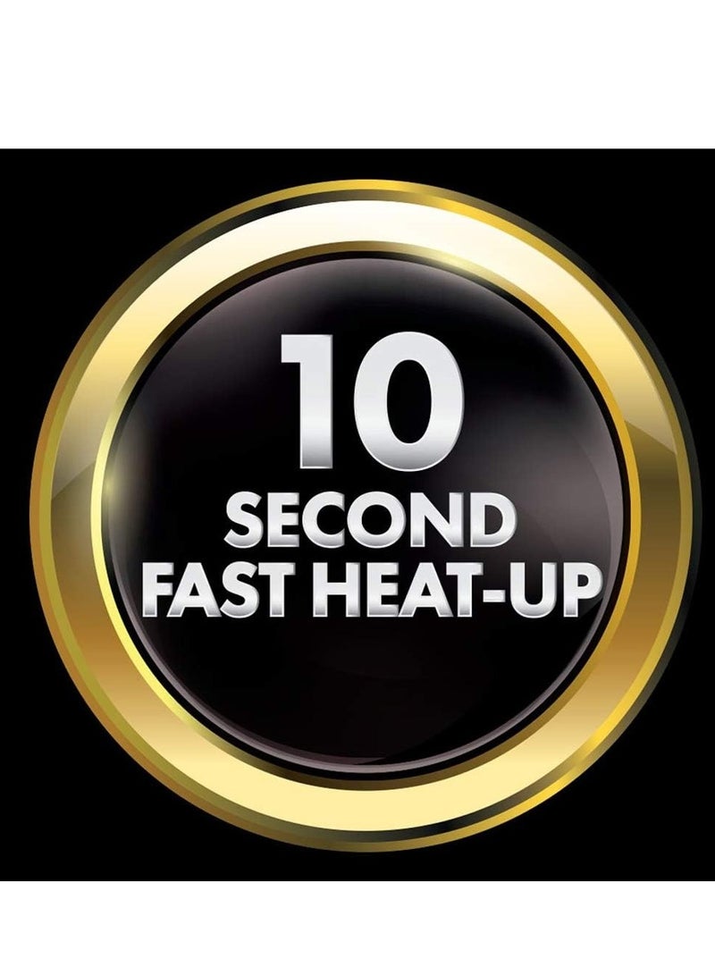 ريفلون مكواة فرد الشعر النحاسية بيرفكت هيت، مقاس 25 مم، مكواة فرد شعر سيراميكية، 30 إعداد شاشة LCD، حتى 235 درجة مئوية، لون أسود - Image 2