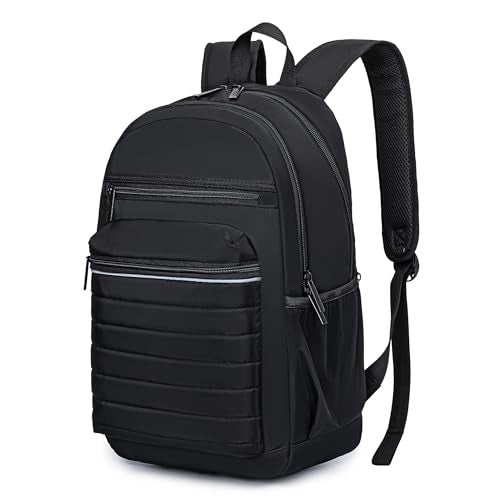KEOFID Travel Backpack for Women Womens Work Backpacks Antitheft Backpack Purse Back pack for College Girls CarryOn Travel BackpacksBookbagCarbon Black - Image 1