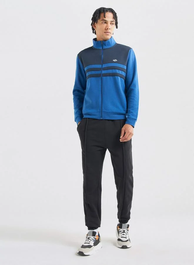 سبلاش فيڤ سويت شيرت متعدد التصاميم بياقة عالية وأكمام طويلة