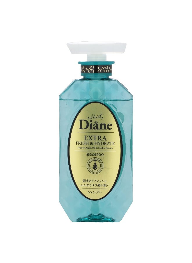Moist Diane Moist Diane, Extra Fresh & Hydrate Shampoo, 15.2 fl oz (450 ml)  - Image 1