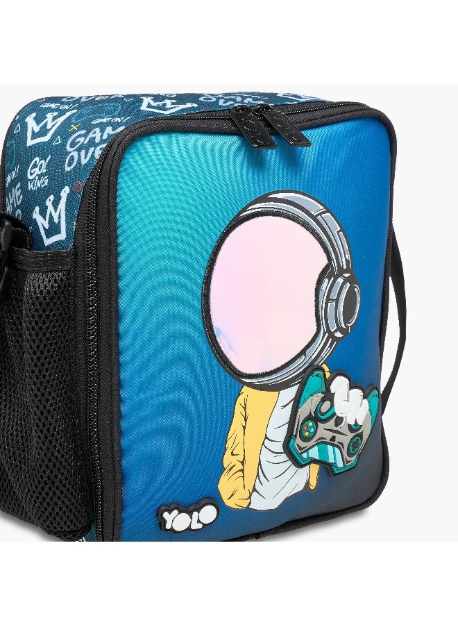 YOLO Gamer Print Lunch Bag for Kids - Image 5