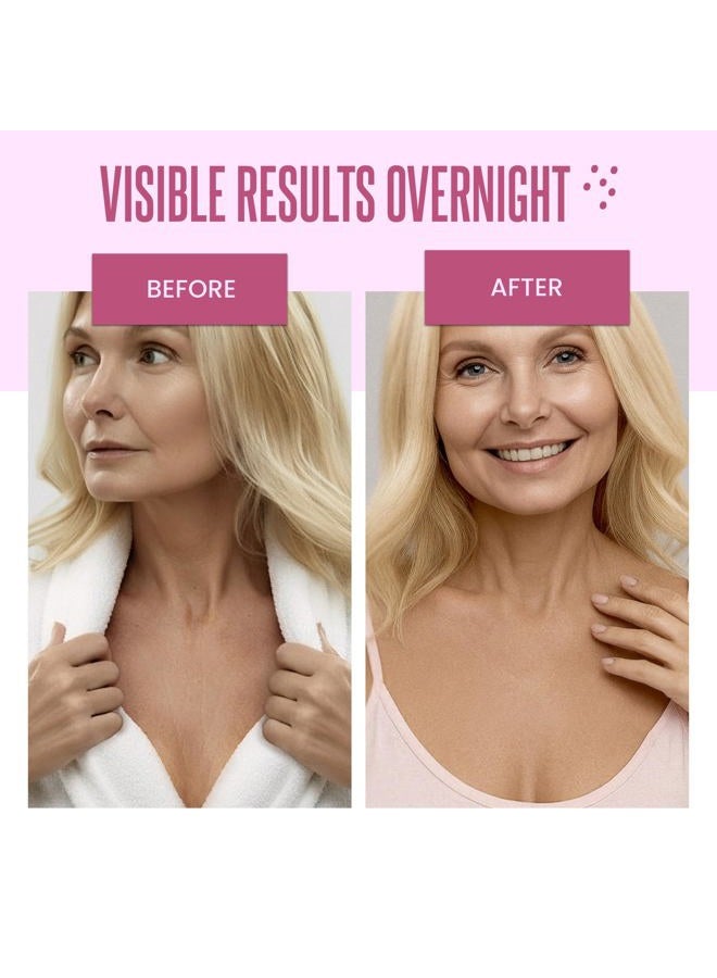 CLEVERFY REDUCE BREAST WRINKLES WHILE YOU SLEEP - Experience a visible smoothing effect overnight on cleavage wrinkles with Cleverfy Silicone Breast Patches for Women - Image 3