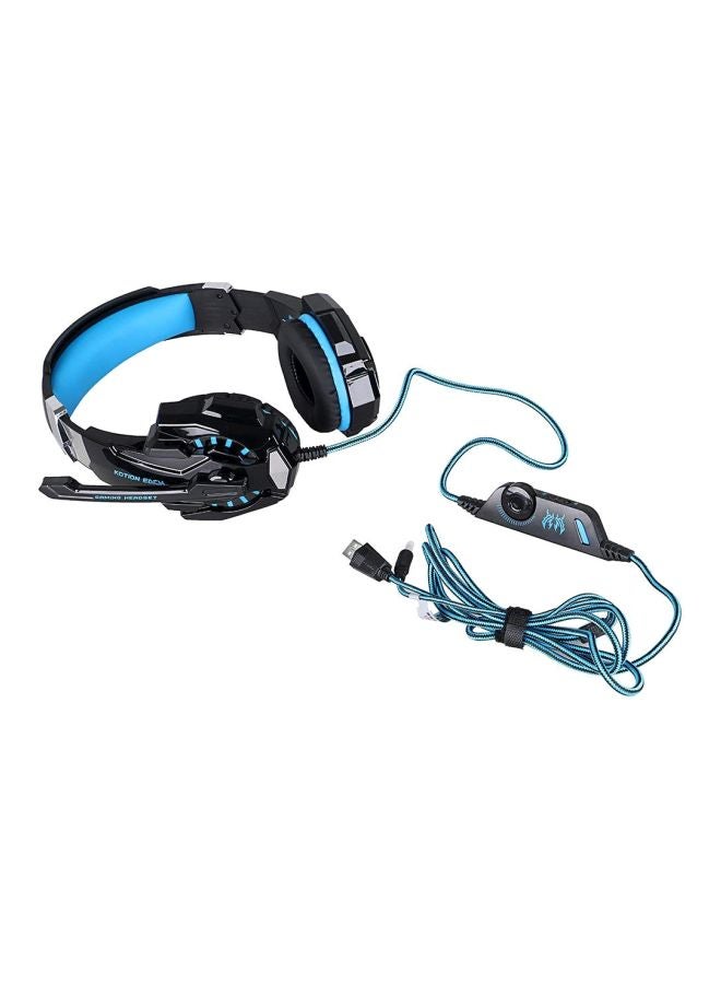KOTION EACH G9000 LED Over-Ear Gaming Wired Headphones With Mic For PS4/PS5/XOne/XSeries/NSwitch/PC - Image 2
