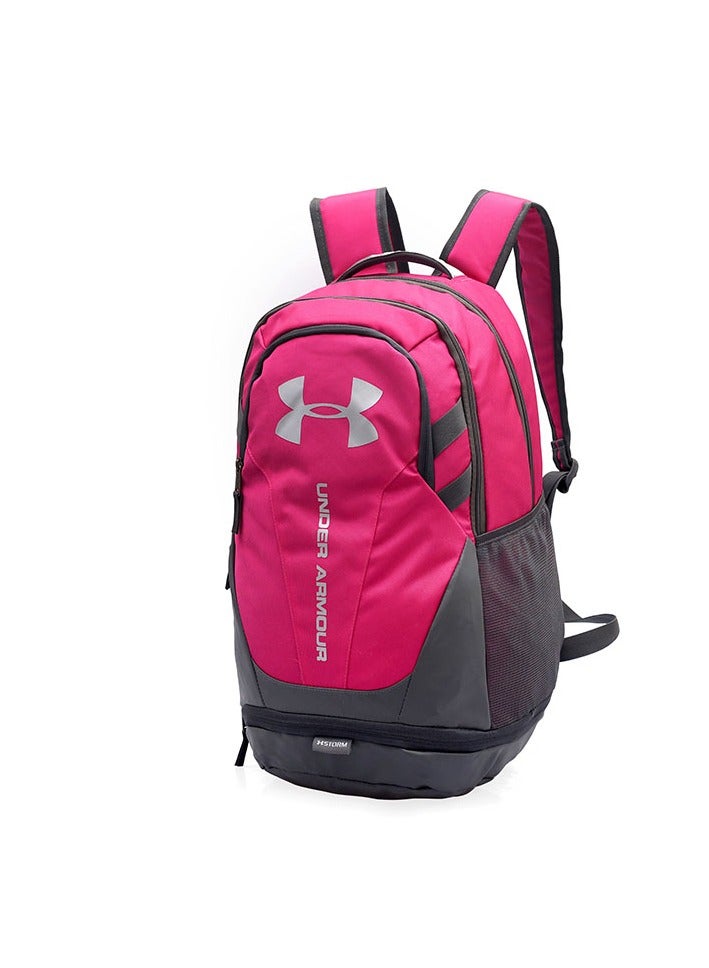 اندر ارمر 【موسم المدرسة】 حقيبة ظهر مدرسية مطبوع عليها سحاب بسعة كبيرة حقيبة ظهر مدرسية حقيبة ظهر كلاسيكية للطالب حقيبة ظهر كلاسيكية للكمبيوتر المحمول حقيبة ظهر ملونة - Image 2