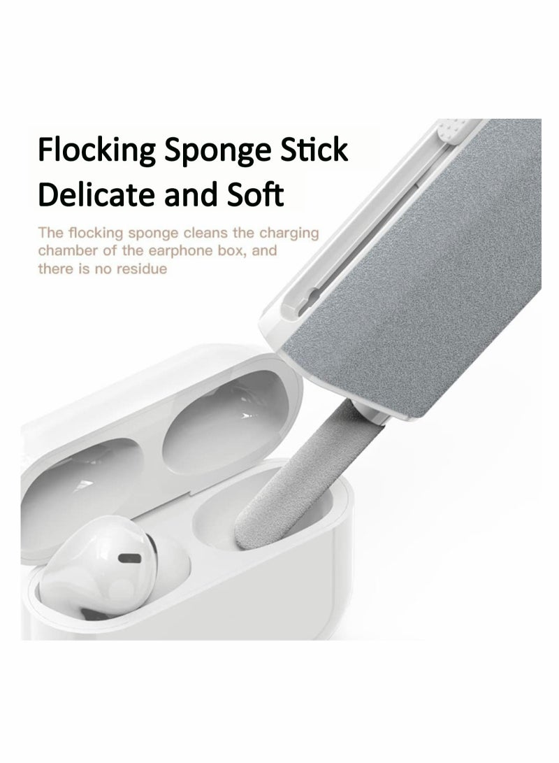 SYOSI Multi Cleaning Bluetooth Earphones Pen Earbuds Cleaner Kit Portable Multipurpose Tool Box for Mobile Phone Keyboard Wireless Earplugs Charging Laptops Camera Dust  - Image 4