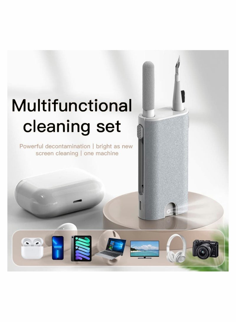 SYOSI Multi Cleaning Bluetooth Earphones Pen Earbuds Cleaner Kit Portable Multipurpose Tool Box for Mobile Phone Keyboard Wireless Earplugs Charging Laptops Camera Dust  - Image 2