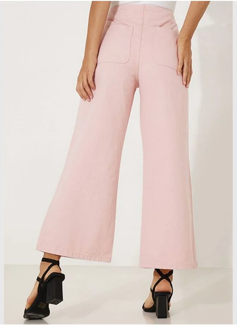 Aeropostale Wide Leg 2 Pocket Cotton Pant