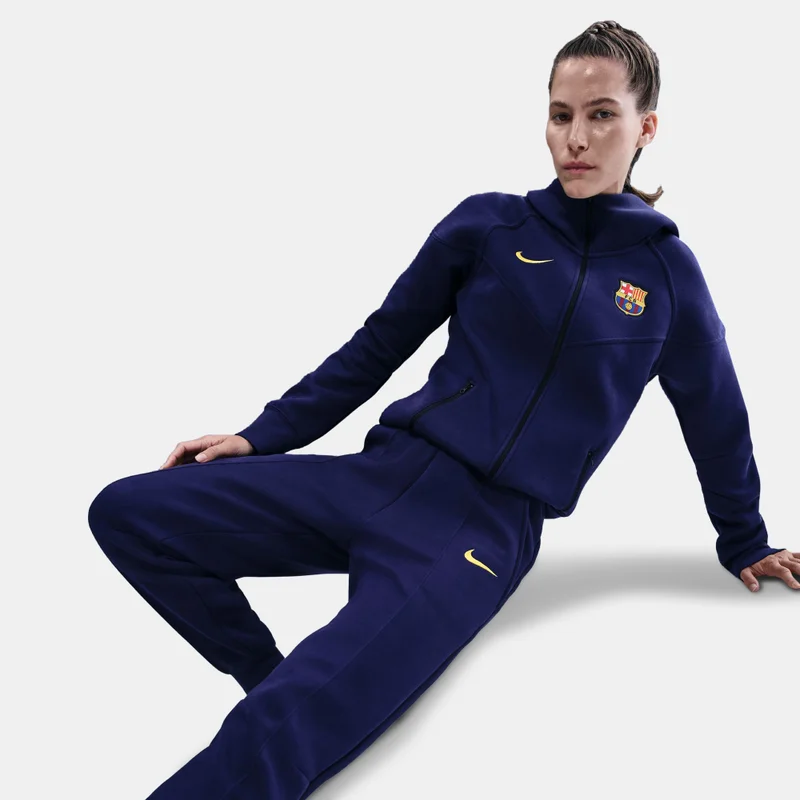 Nike navy blue Women's FC Barcelona Tech Fleece Joggers for Women | Best Price UAE