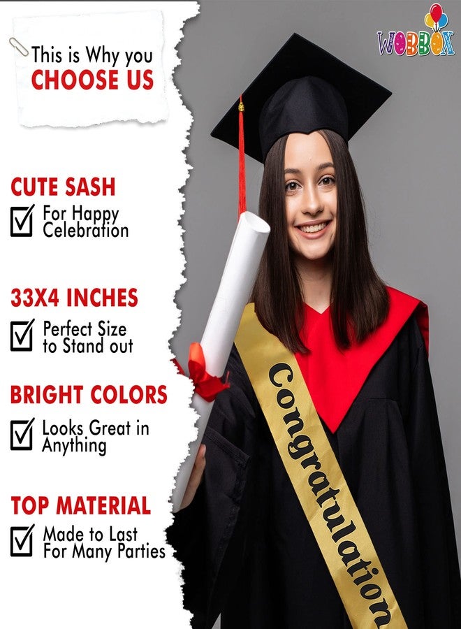 ووبوكس مجموعة أدوات تصوير حفلات التخرج من ووبوكس، لافتة التخرج، مجموعة زينة التخرج (26 قطعة) (FP2798) - Image 5