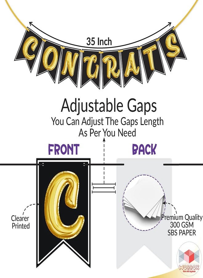 ووبوكس مجموعة أدوات تصوير حفلات التخرج من ووبوكس، لافتة التخرج، مجموعة زينة التخرج (26 قطعة) (FP2798) - Image 4