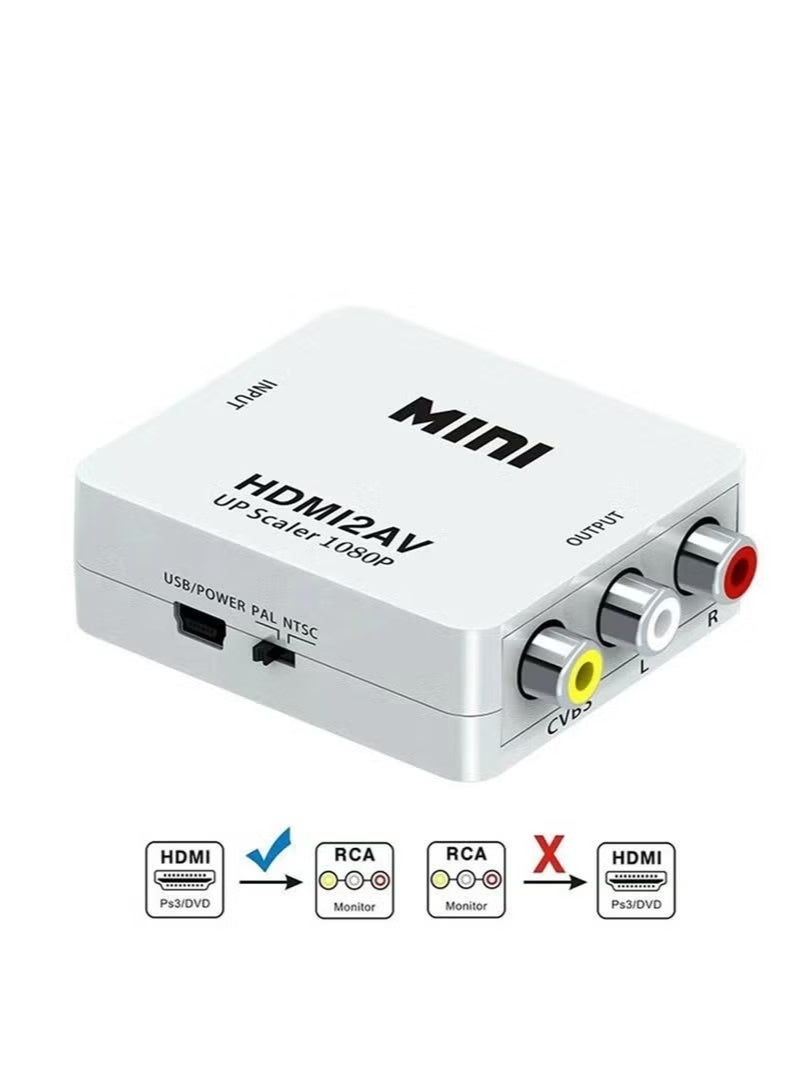 HDMI to AV Video Converter Adapter – High-Quality, Compact Design for Seamless Video Conversion - Image 2