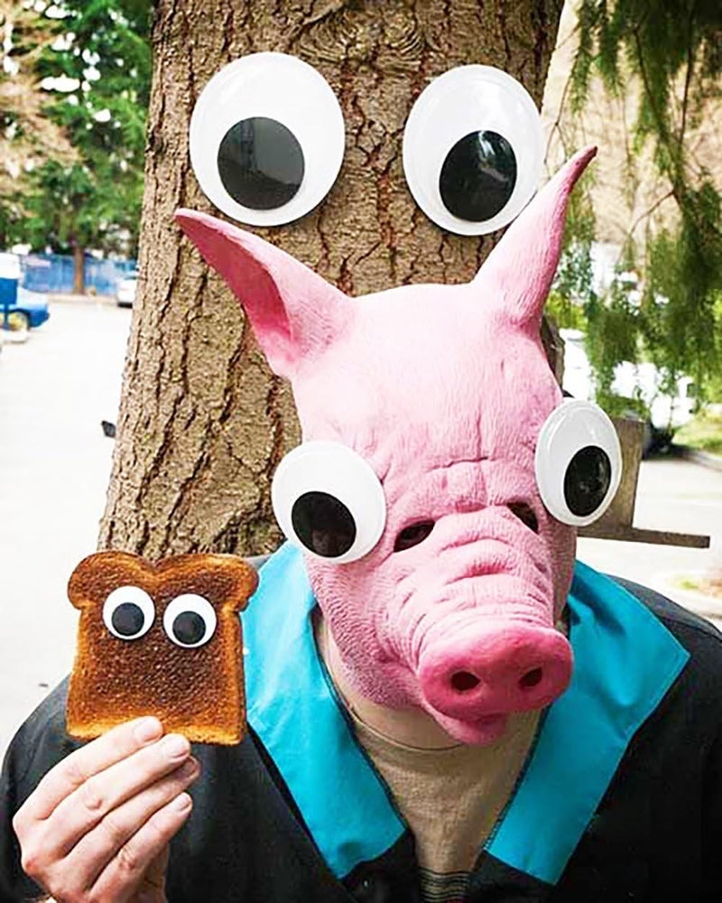 Decora 3 Inch Large Sized Plastic Wiggle Googly Eyes with Self Adhesive for Crafts Set of 4 - Image 4