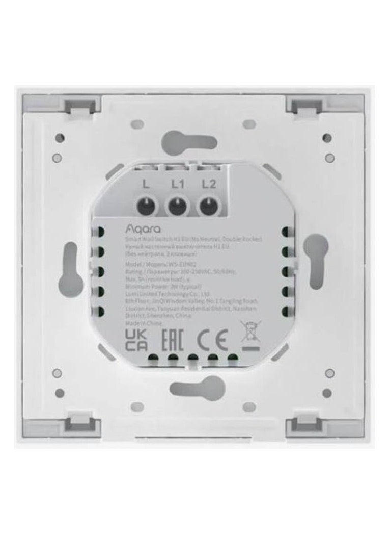 Aqara Smart Wall Switch H1 No Neutral, Triple Rocker