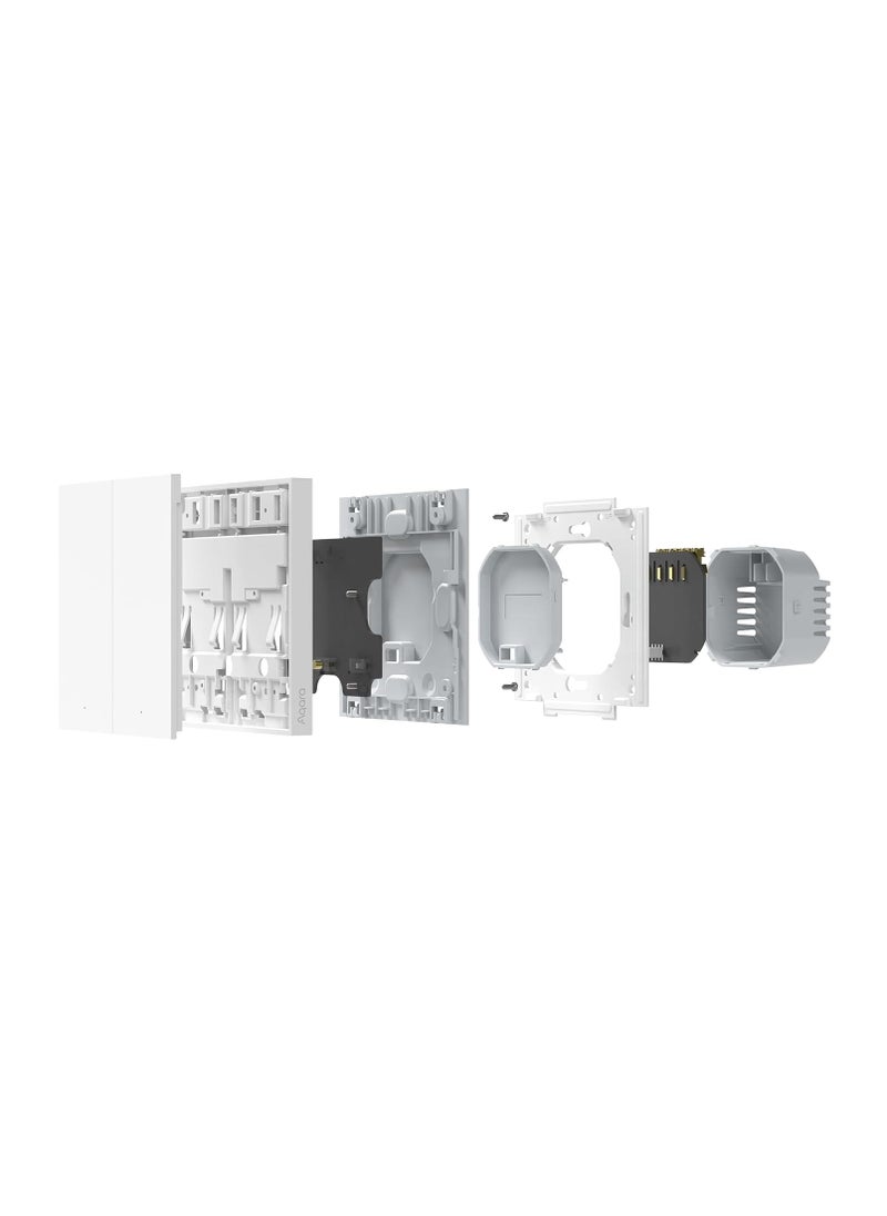 Aqara Smart Wall Switch H1 No Neutral, Triple Rocker