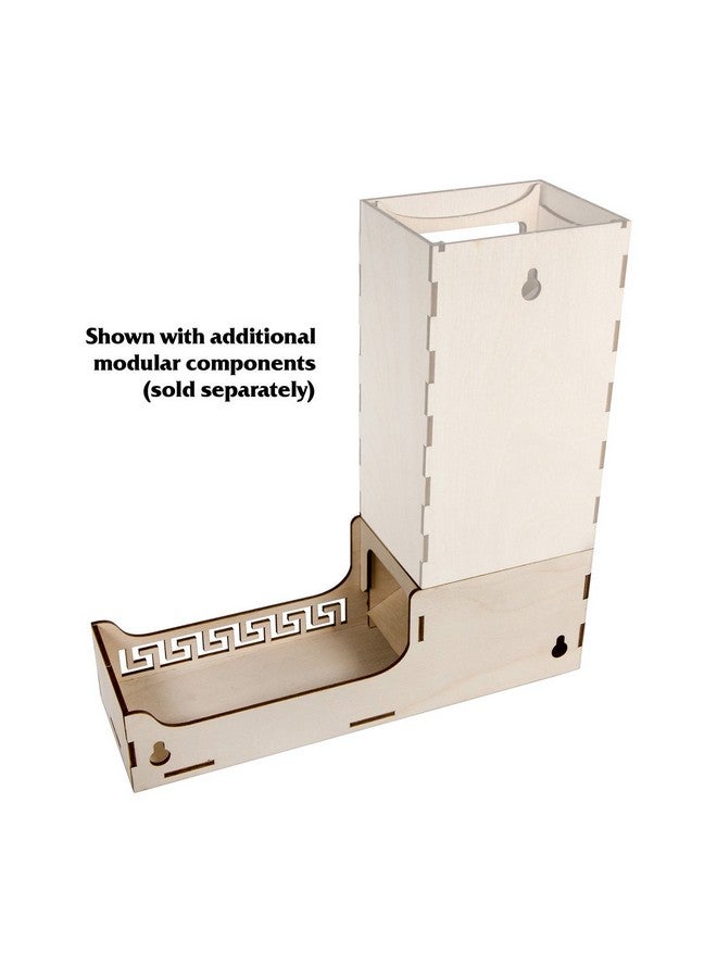 The Broken Token Modular Dice Tumbler - Wooden Base Side for Dice Tower - Image 4