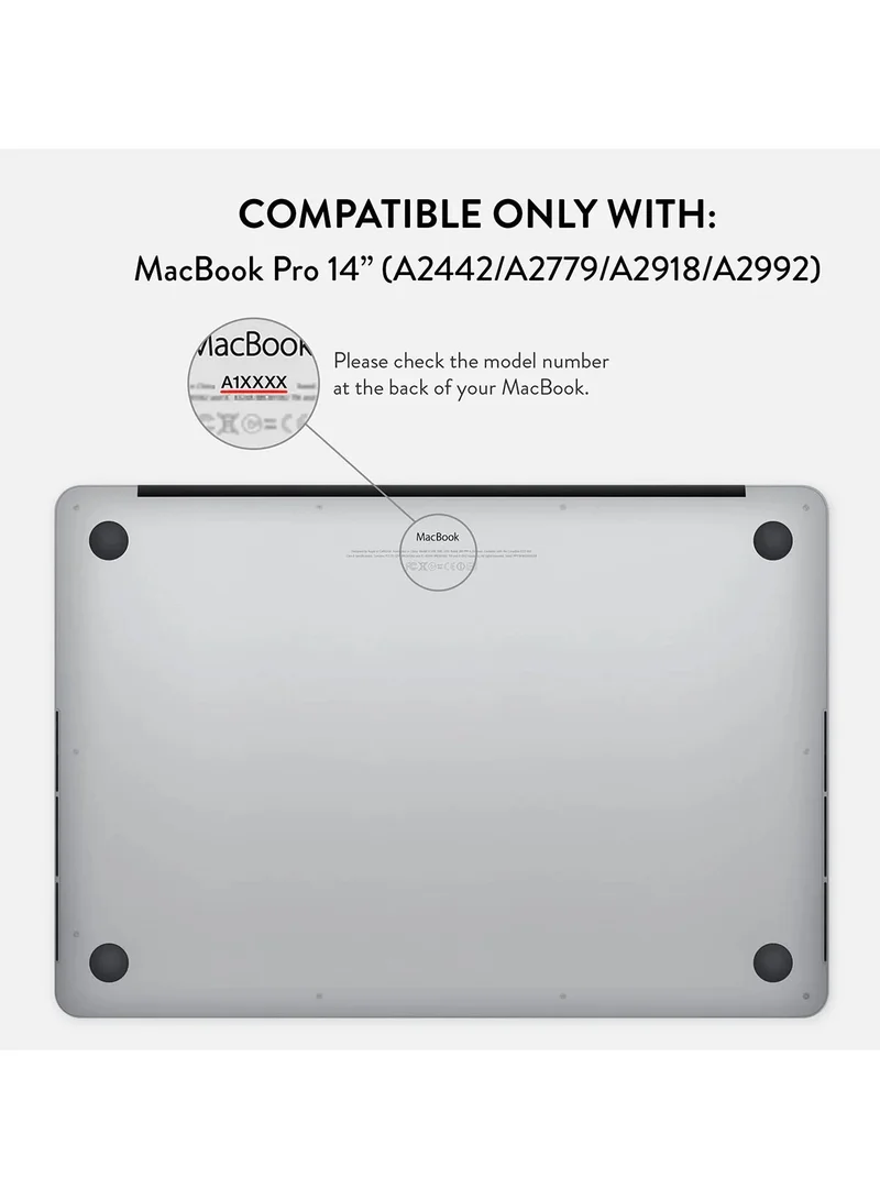 بورجا جراب حماية ماك بوك برو  بوصة بتصميم مطبوع بألوان الباستيل