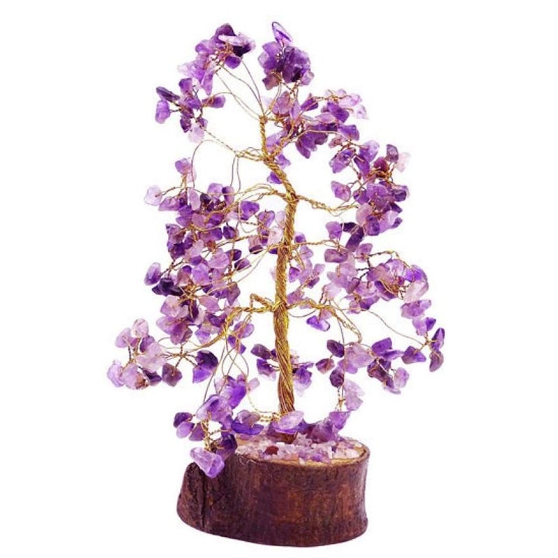 eshoppee vastu/feng Shui Amethyst Gem Stone Tree for Peace of Mind and Happiness - Image 4