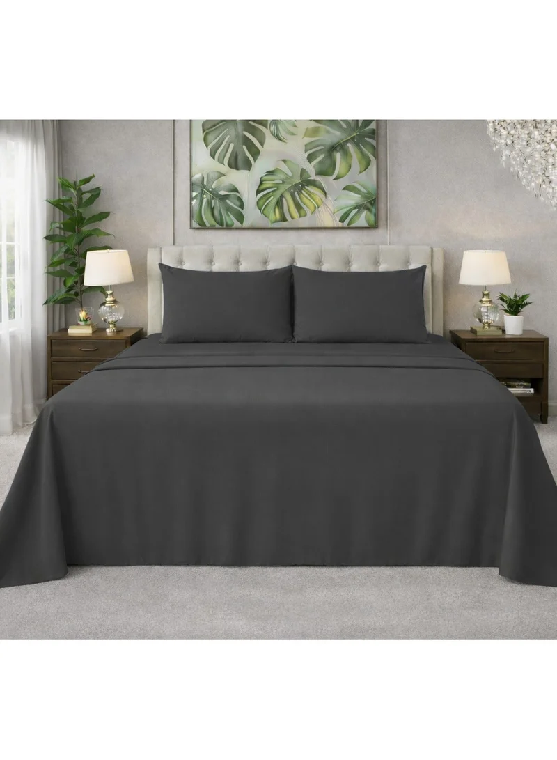 بليس كاسا طقم ملاءات سرير Bliss Casa Premium Percale - 100% قطن ممشط، مريح وجيد التهوية