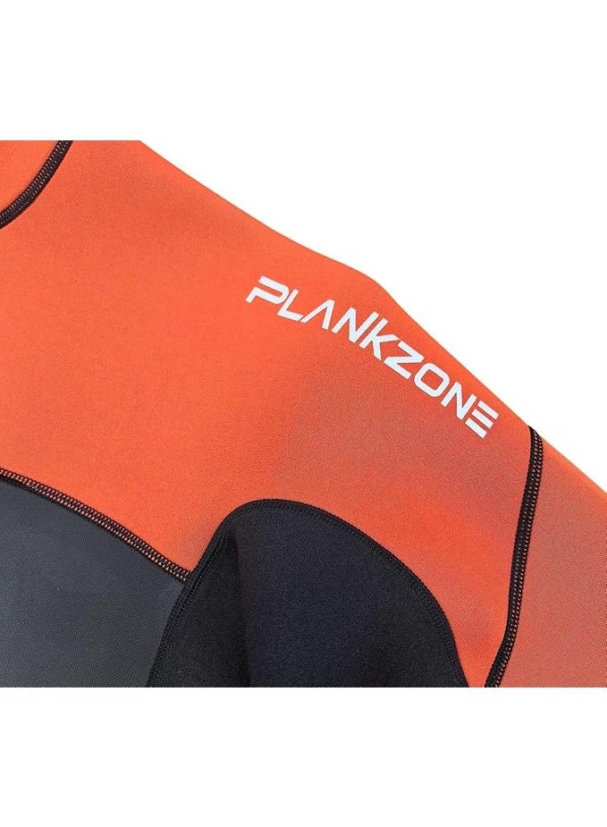 Plankzone 3MM Neoprene Super Stretch Full Body Wetsuit, Back Zipper, UV Protection, for Spearfishing, Snorkeling, Surfing, Scuba Diving - Image 3
