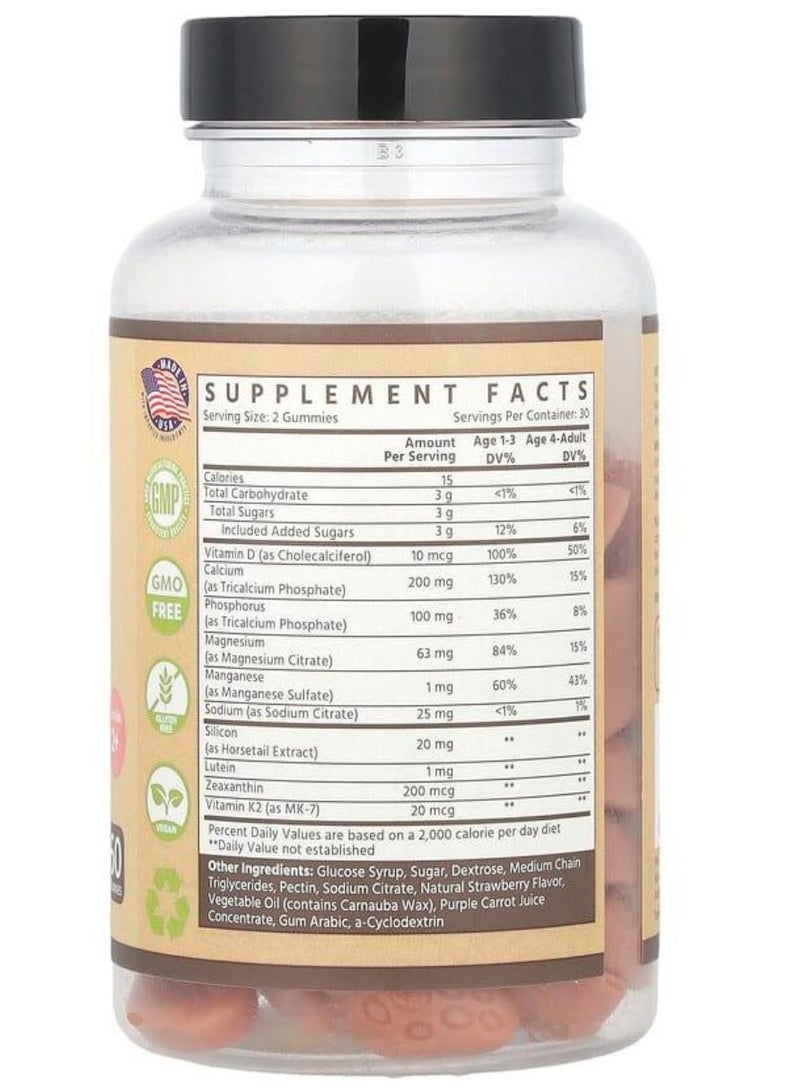 TruHeight  Kids Bone Growth* Multivitamin Strawberry Flavor 60 Gummies - Image 2