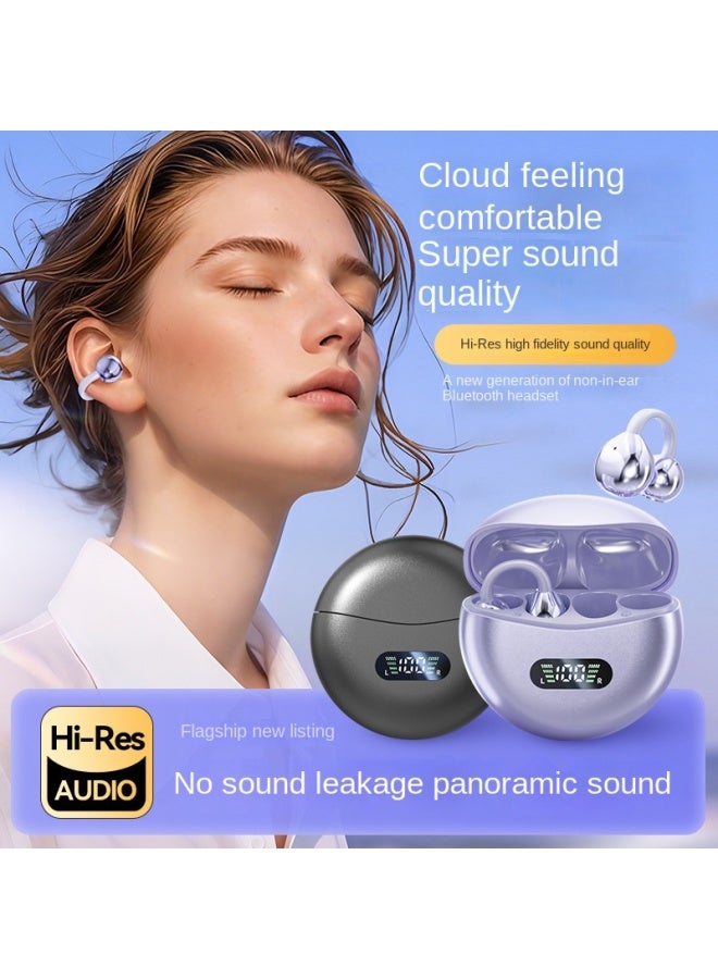 نيوترل M79 سماعات بلوتوث لاسلكية جديدة مثبتة على الأذن غير داخل الأذن عالية الدقة بتقنية التوصيل العظمي متخصصة للجري والرياضة - Image 2