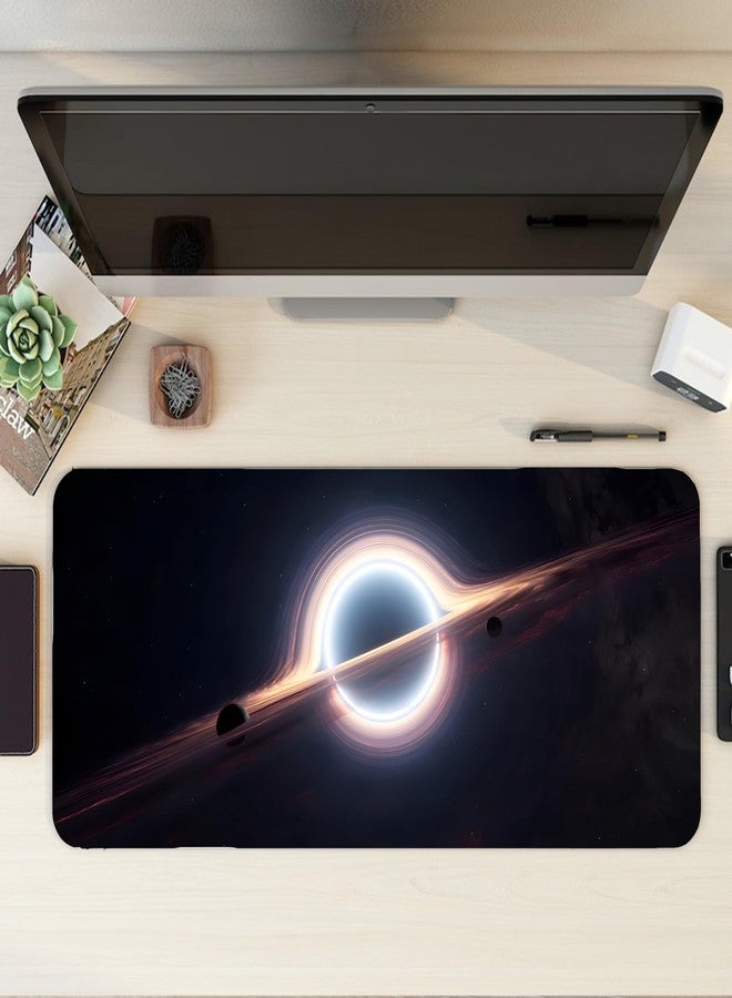 Blackhole XL Extended Gaming Mouse Pad | XXL Large Desk Mat 60x30cm for Laptop & PC | Non-Slip Rubber Base, Waterproof, Durable & Smooth Surface | Office, Gaming & Study - Image 4