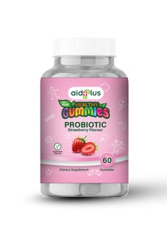 Healthy Gummies Probiotic – Strawberry Flavour – 60 Gummies