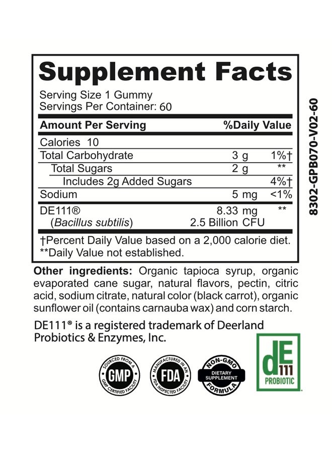 Aidplus - Healthy Gummies Probiotic – Strawberry Flavour – 60 Gummies - Image 1